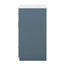 Meuble-lavabo 24 po avec lavabo, meuble-lavabo autoportant avec poignées dorées, tiroir basculant et tiroir inférieur, portes à fermeture en douceur-460320600