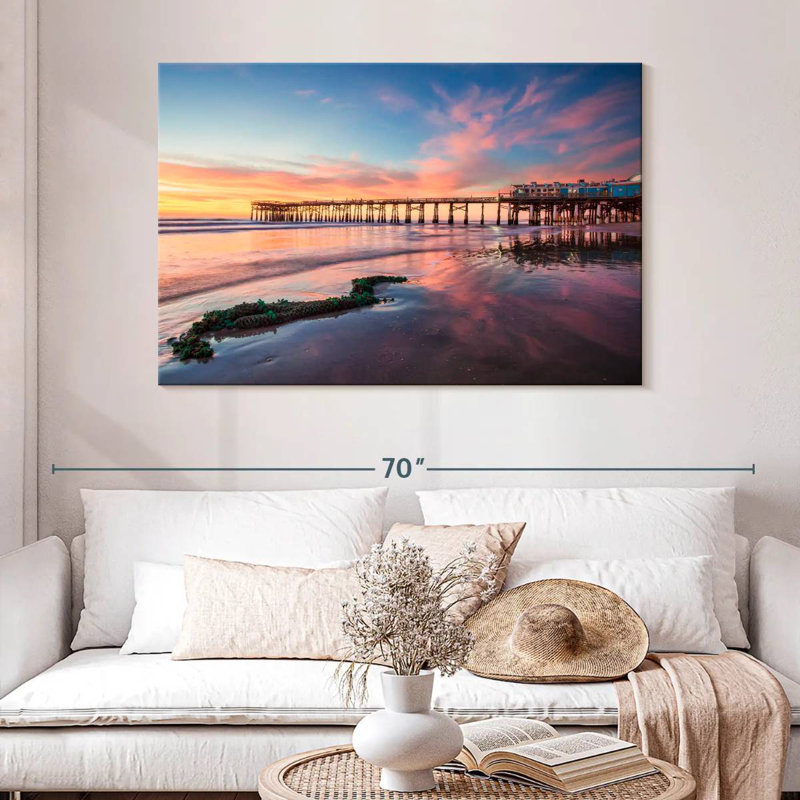 Aletra Cocoa Beach Pier Sunrise, 32" H x 48" W