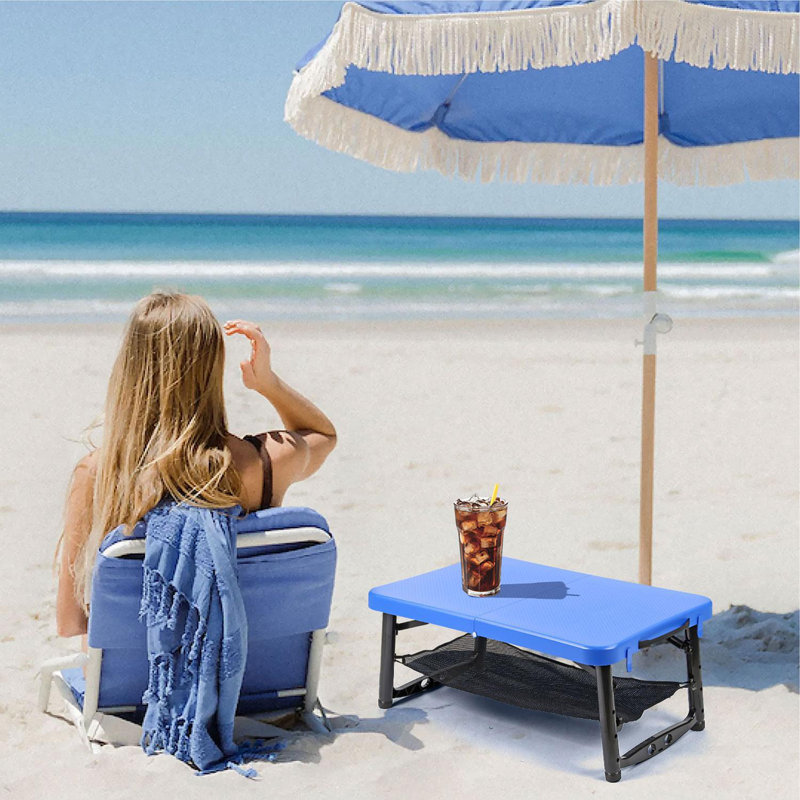 Callasandra Patio Dining Set with Rectangular Table, Blue