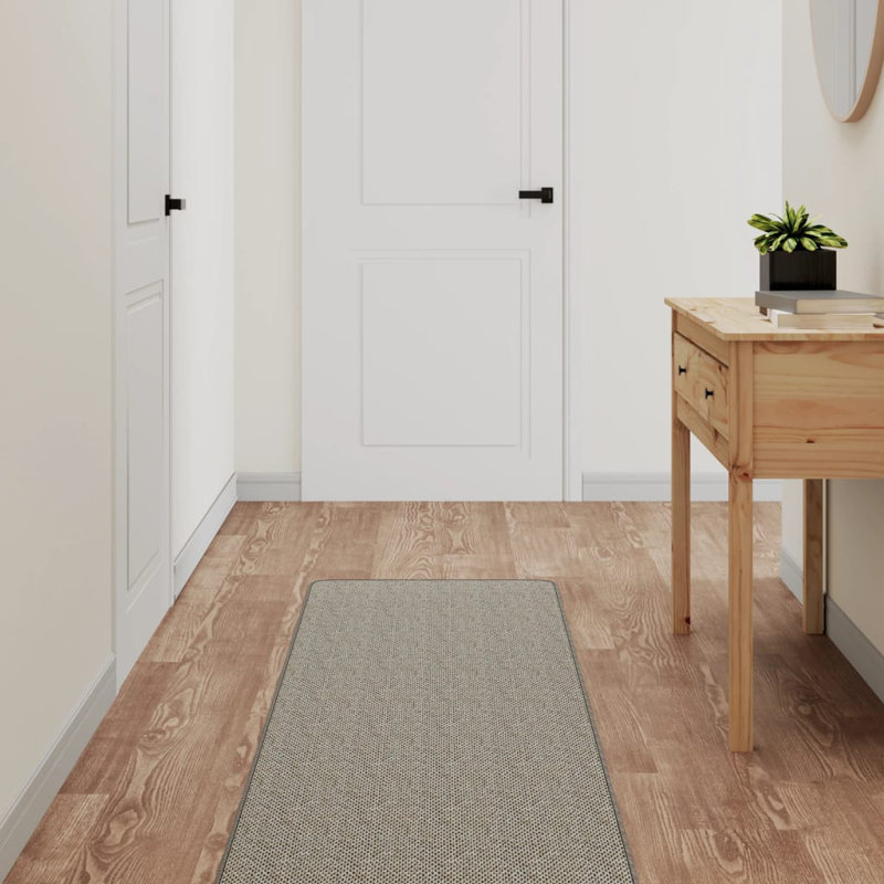 Hibbing Solid Colour Area Rug, Runner 50 x 250cm