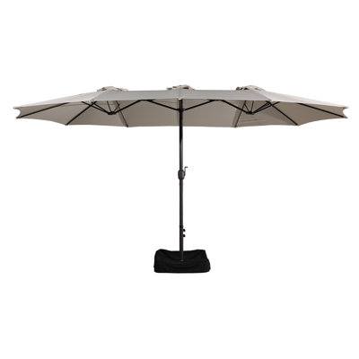 Parasol de marché 15 pi avec base
