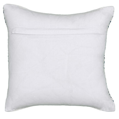 Hand Woven Chevron Square Cotton Throw Pillow