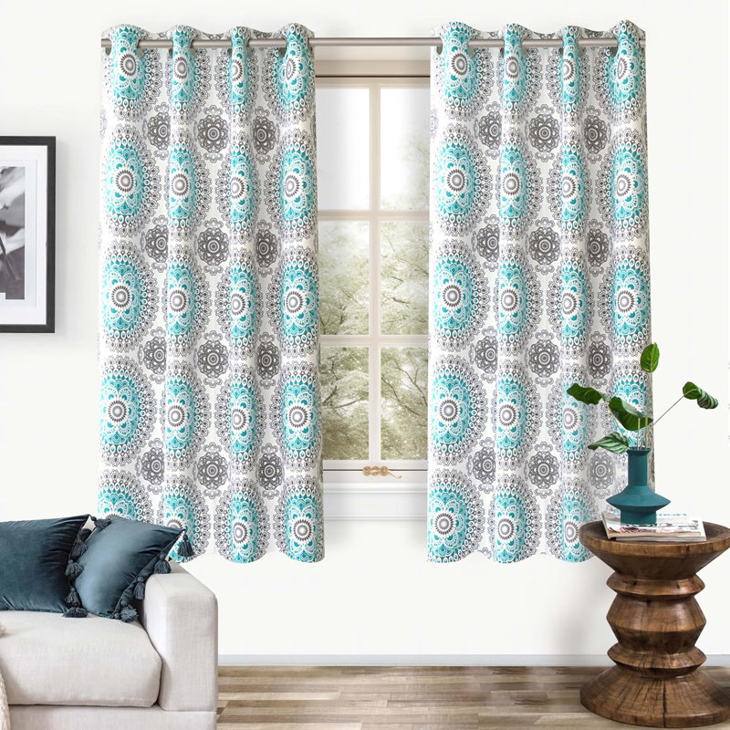 Room Darkening Curtain Pair, 52" W x 63" L