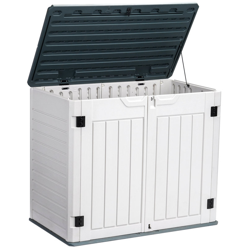 4.2 Ft. W X 2.4 Ft. D 200 Gallon Outdoor Resin Horizontal Storage Shed