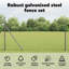 Vidaxl Fence With Posts PVC-Coated Steel-116798004-116798009