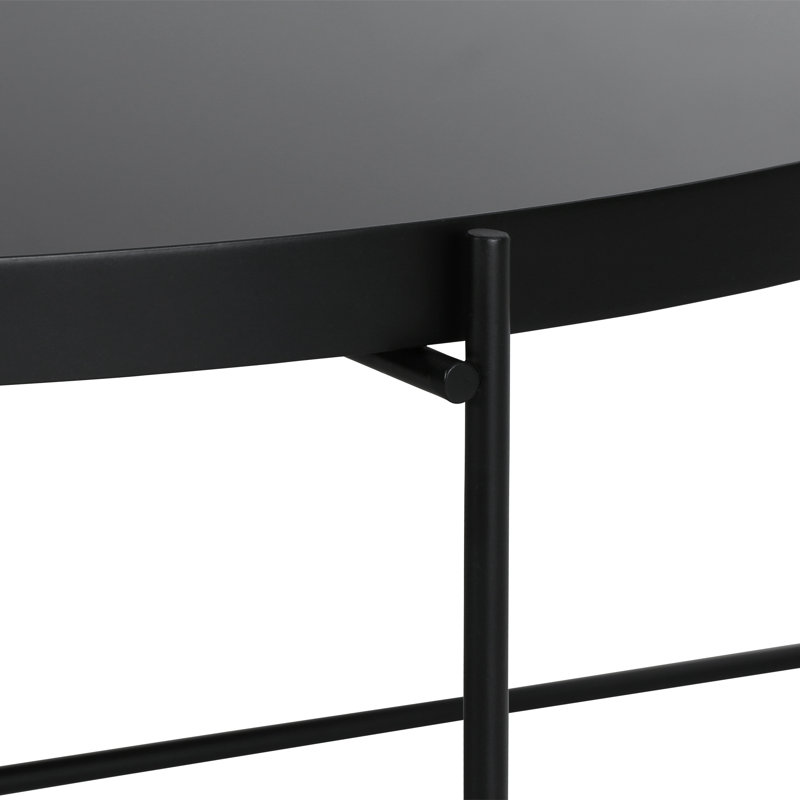 Yasmina Four Leg Coffee Table, Black