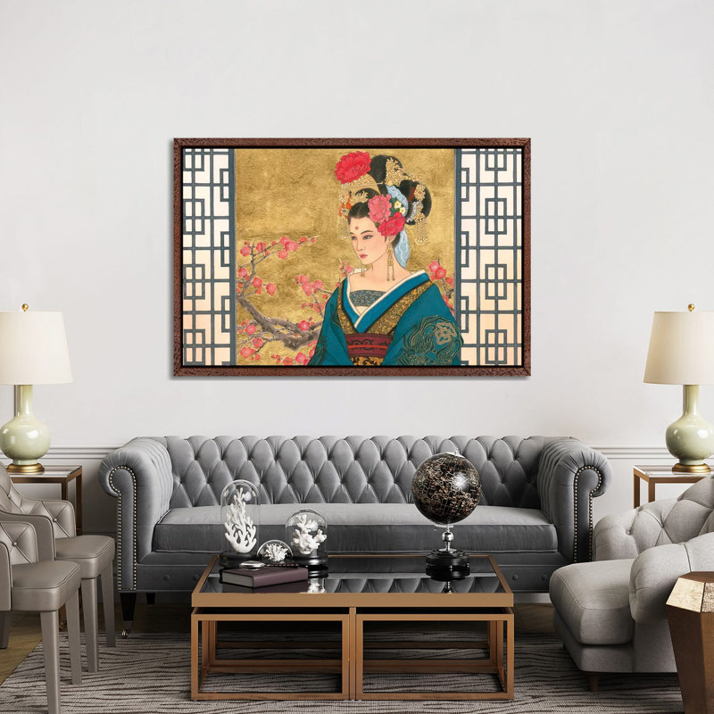 The Favourite - Painting on Canvas, 152.5 cm H x 101.5 cm W, Classic Brown Wood Framed