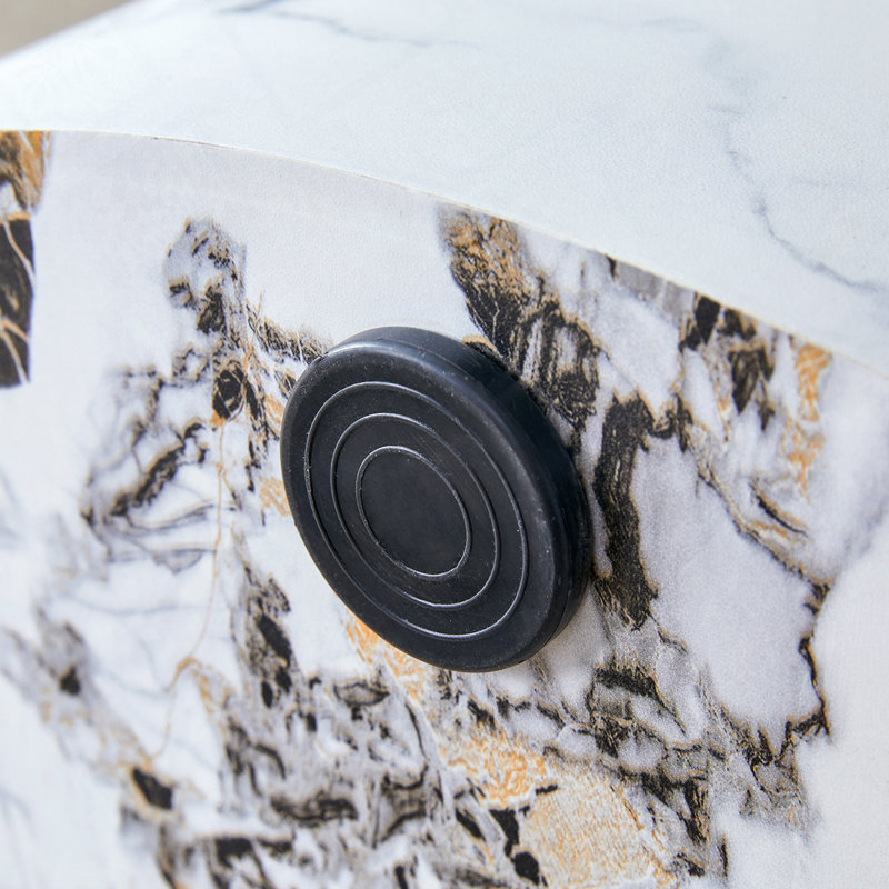 Table basse ronde, White Marble