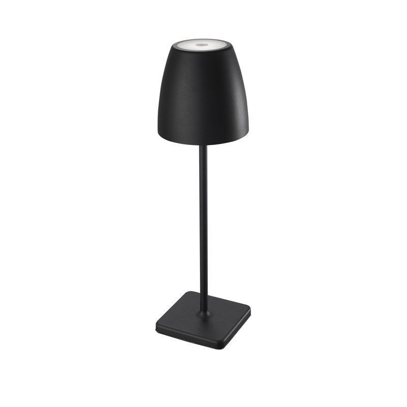 Metal Buffet Lamp, Black