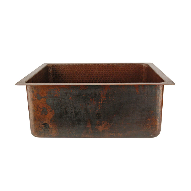 Premier Copper Products BSP5_BREC20DB-G Bar Sink And Drain Package