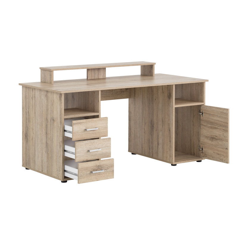 Floydia Writing Desk, Wild Oak