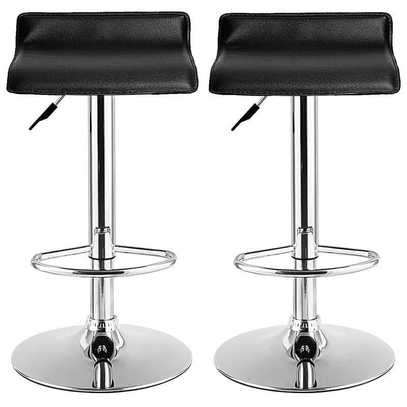 Tabouret de bar Tatum, Noir