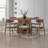 Marlow Modern 7-Piece Solid Wood Round Dining Table Set With Curved Back Upholstered Chairs-1670483672-1661131485