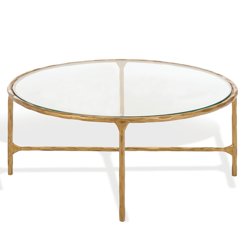 Table basse Evelynn, Laiton, Clair, Harwich