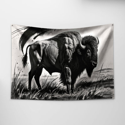 Tapisserie murale Wildlife Bison