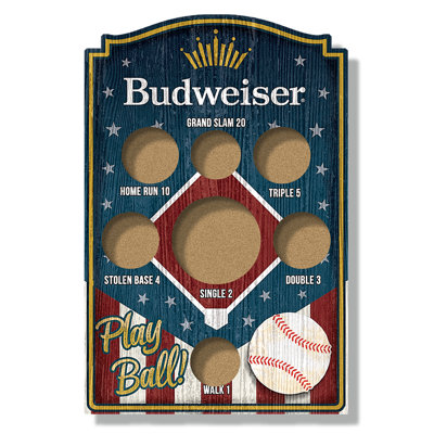 Plaque de jeu Budweiser