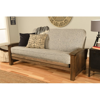 Stratford Full 83" Wide Futon Frame and Mattress