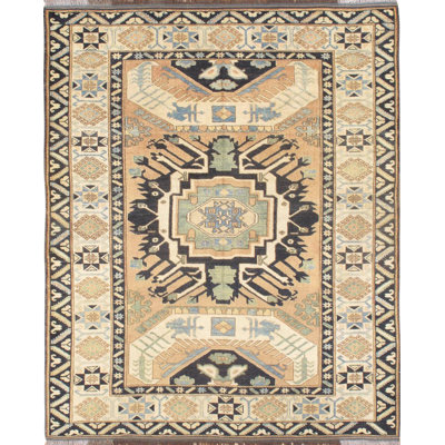 Kazak Wool Southwestern Area Rug