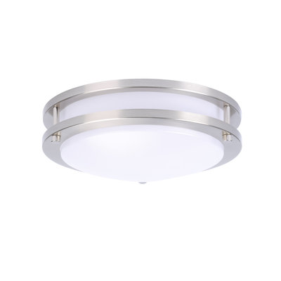 Kalium LED Flush Mount Ceiling Light with Remote 1 Pack 10 Inch Flush Mount Ceiling Light Fixture,18W 3000K-6000K Adjustable Color Temperature,Dimmable Lighting Fixtures for Kitchen Bedroom Hardwired Installation