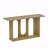 Modern Curved Design Ash Veneer Console Table With Shelf-369760445