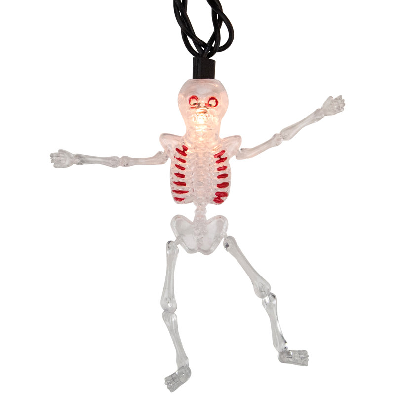 Squelette de lumière d'Halloween