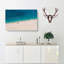 Turquoise Beach In Kefalonia Greece In Abstract - Wrapped Canvas Print-55303626