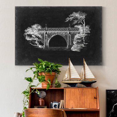 Pont sur le pont I - reproduction sur toile