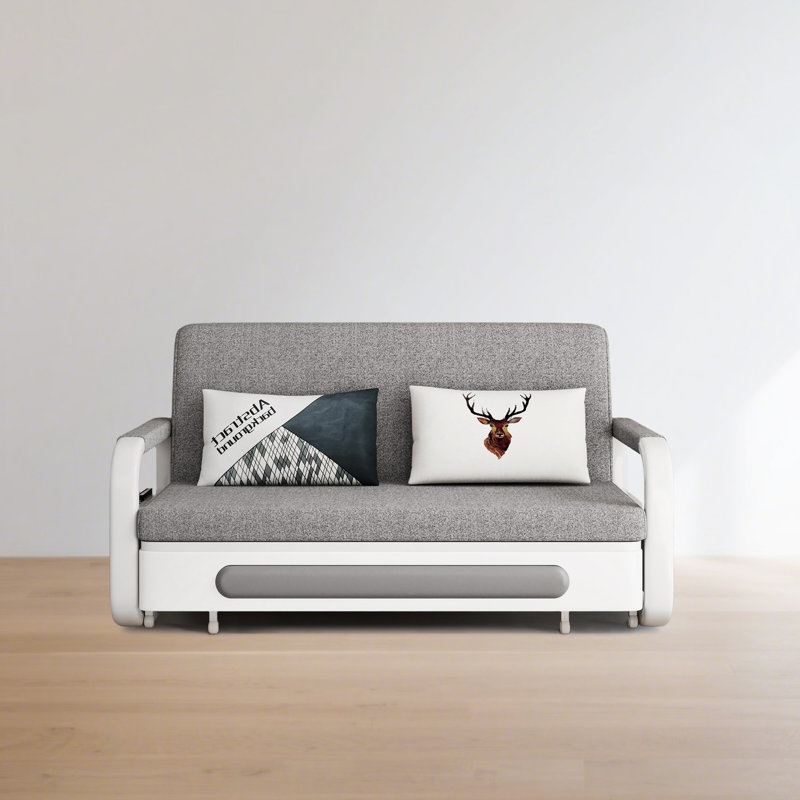 2 Seater Linen Blend Sofa Bed