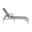 Rust Proof Aluminum Frame Outdoor Lounge Chair, Wicker Mesh Recliner with Armrest for Patio Backyard (No Umbrella)-1768005328-1803705643