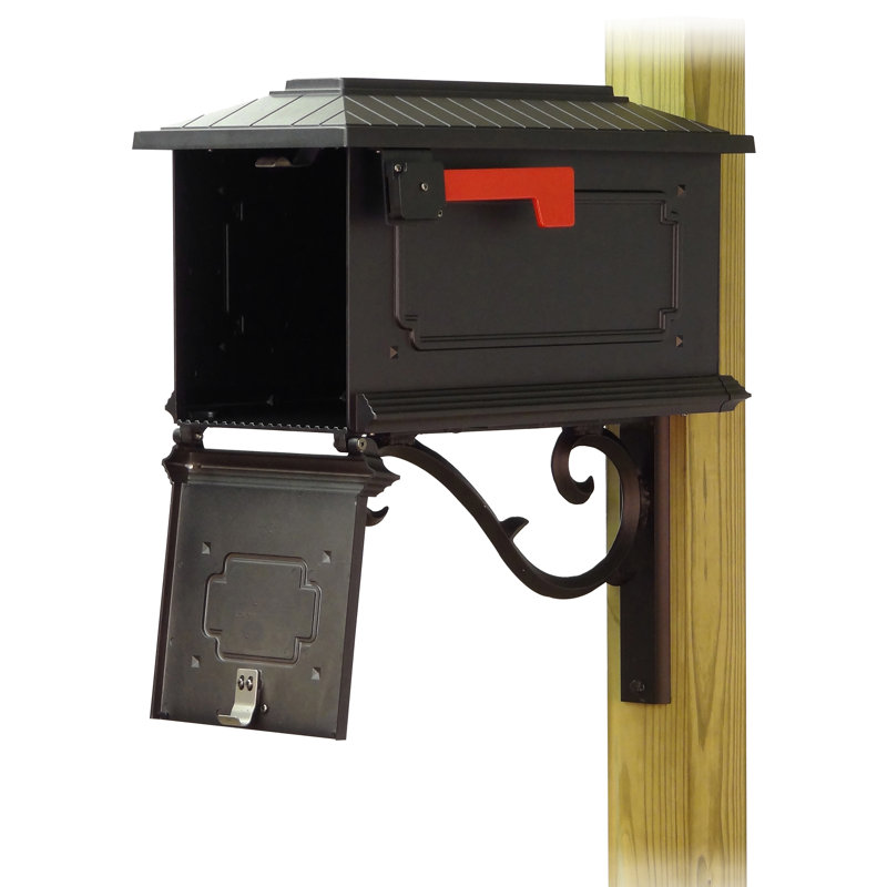 Kingston Aluminum Post Mounted Mailbox