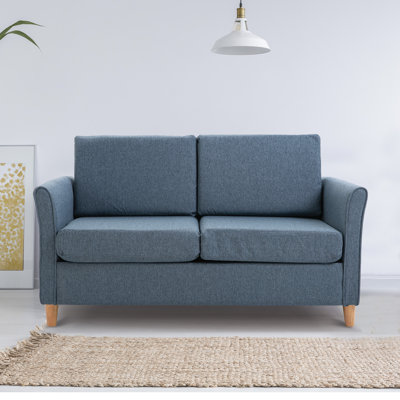 Leela 2 Seater Linen Loveseat