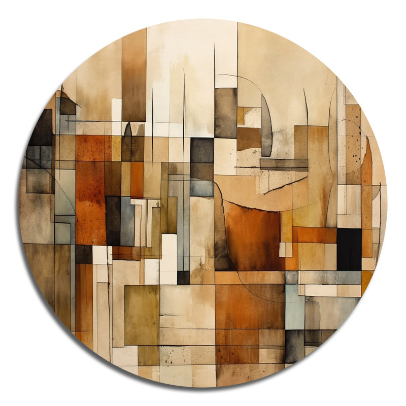 Modernist Expressions IV sur impression métallique, H 16 po x l 16 po x P 1 po