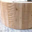 Ensemble de tables basses rondes en bois massif pour salon