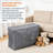 Heavy Duty Moving And Storage Bags With Zippers And Handles - Large Collapsible Totes For Space Saving Organization, 6 Pack