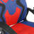 Gaming Chair for Teenagers Juniors, High Back Ergonomic Swivel Racing Computer Chair, Height Adjustable Students Computer Chair, Blue