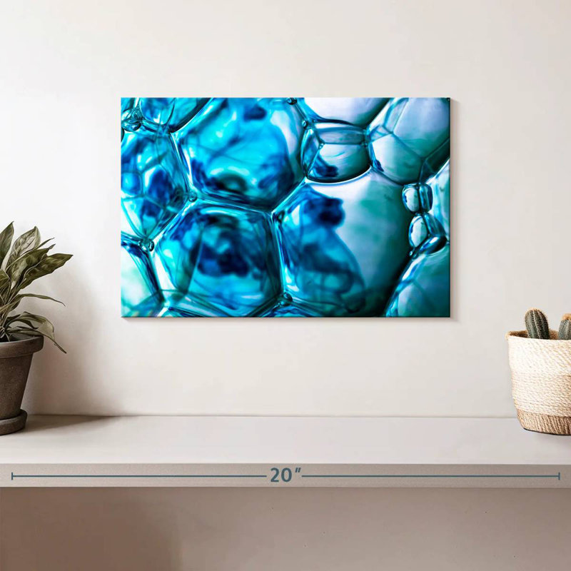 Avery Blue Bubbles, 8" H x 12" W