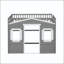 Lit mezzanine simple avec échelle-136147145-136147144