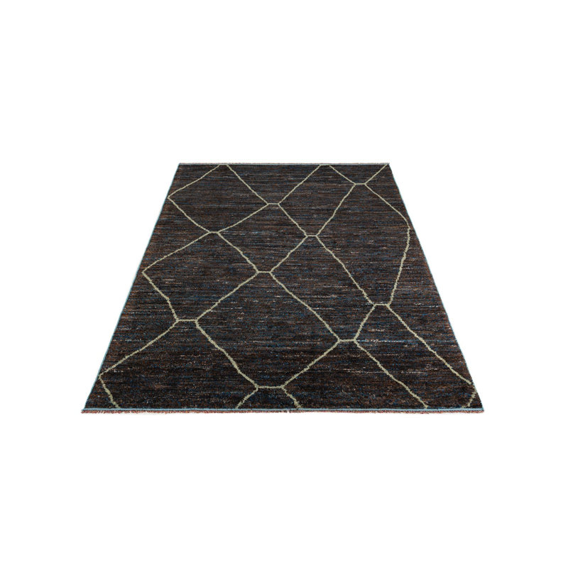 Tapis brun foncé Ottilie