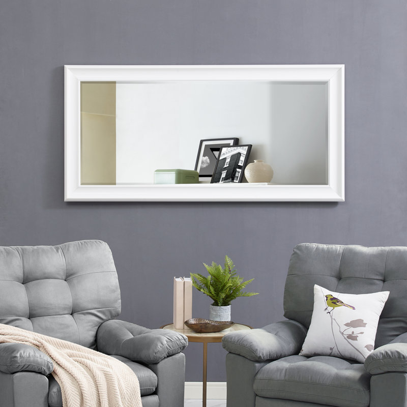 Miroir pleine grandeur Chappell 66 po x 32 po, Blanc