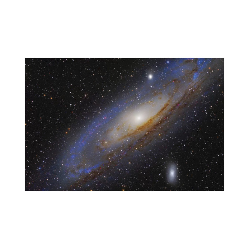 The Andromeda Galaxy (M31) II by Roberto Colombari - Wrapped Canvas Print, 20.32 cm H x 30.48 cm W