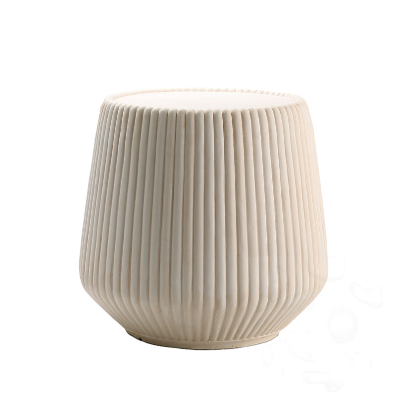 Fluted Tapered Side Table