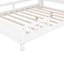 Lit plateforme double en bois avec éclairage à DEL, tête de lit et garde-corps intégrés-477488986-477488987