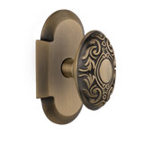 Cottage Plate with Victorian Door Knob