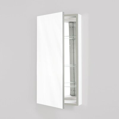 M Series Recessed Framed Medicine Cabinet with 3 Adjustable Shelves and LED Lighting -  Robern, MC1630D4FBRE4