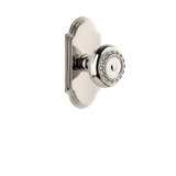 Grandeur Arc Plate Double Dummy with Parthenon Door Knob