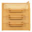 Lit superposé double avec tablette de rangement à 3 niveaux, décoration en rotin, rideaux d'intimité et éclairage, cadre en bois, naturel-1493534725-1493534744