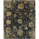 Darreyl Hand Knotted Wool Area Rug in Black