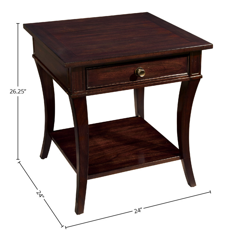 Ellianna Square End Table, Central Park Finish