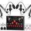 Ensemble d'équipement de baladodiffusion pour 2 personnes, studio d'enregistrement avec deux microphones BM800 et changeur de voix pour diffusion en direct sur PC/mobile, chant, jeux vidéo, modification vocale