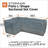 Ayvin Water-Resistant V-Shaped Sectional Lounge Set Cover-1880945875-2010685894
